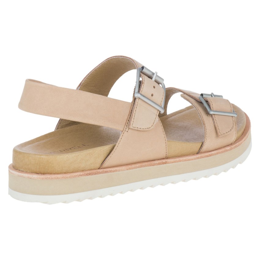 Sandales Merrell Juno Buckle Backstrap Beige Femme | H.K.UIJY